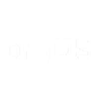 a black background with the word orgos on it